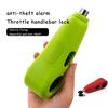 Aluminum Alloy Motorcycle Handlebar Lock Anti-Theft Lock for Electric Vehicles Dirt Bikes Modified Helmet Fixed Horn Lock