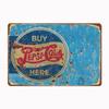 Vintage Pepsi Metal Tin Signs - Classic Art Posters, Nordic Style Wall Decor for Home Kitchen Club Pub