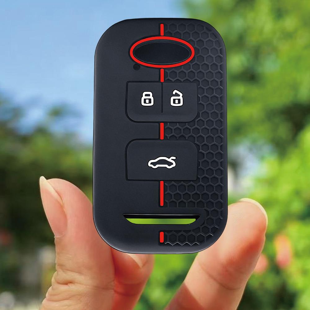 3 Buttons Silicone Car Key Case For Chery Tiggo 4 Pro  3 Pro Tiggo 8 7 5 4 3 5X Arrizo 5 Cheri Tigo Remote Fob Protect Case