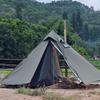 Outdoor camping tent chimney anti-scalding sheet double-layer flame retardant cloth, suitable for DIY camping fireproof stove