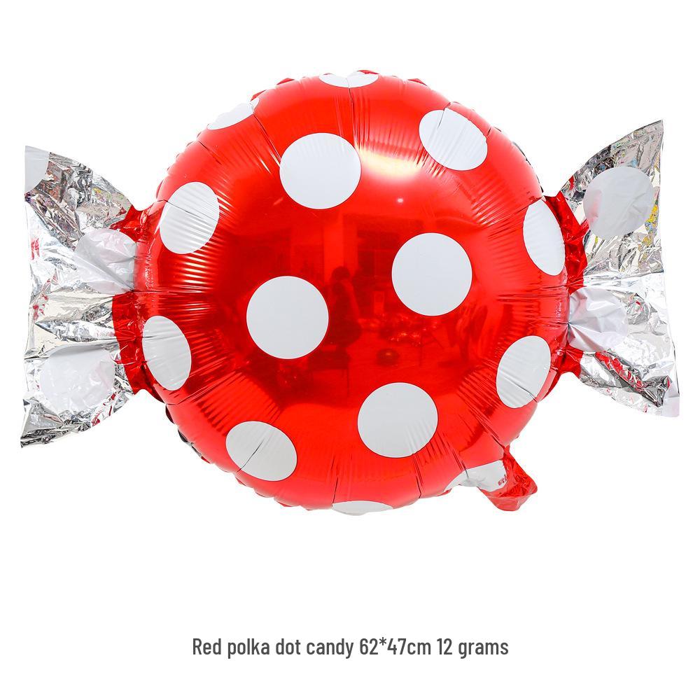 18" Aluminum Foil Pinwheel Candy Lollipop Balloon - Birthday & Christmas Party Decoration