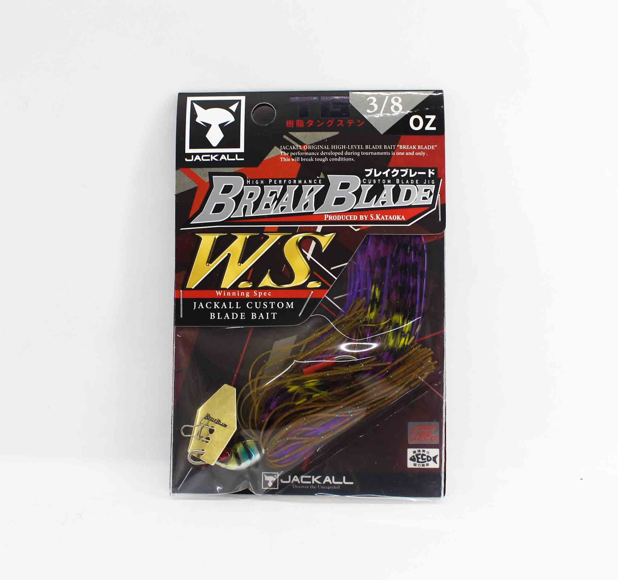 

Джиг Jackall Break B WS 3/8 унции Тонущая приманка Gold Gill (1766 г.)