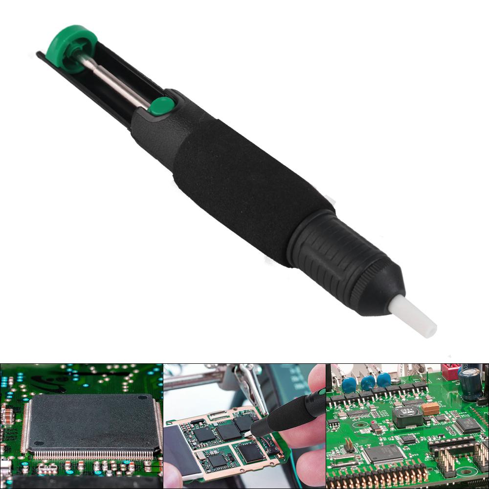 Hand Welding Tools Vacuum Soldering Iron Desolder Gun Suction Tin Soldering Sucker Powerful Desoldering Pump With Extra Nozzle