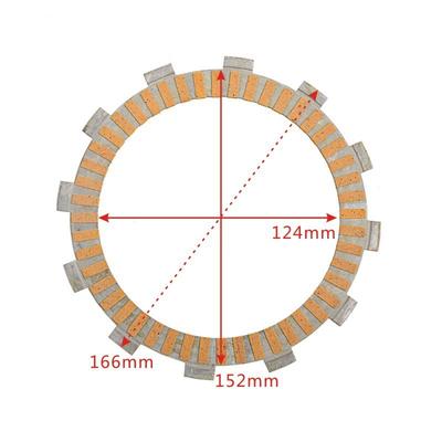 1pc Motorcycle Clutch Plate For Yamaha XT1200 XT1200Z XT 1200 Z Super Tenere 1200 2010-2015 FJR 1300 FJR1300 2001-2015