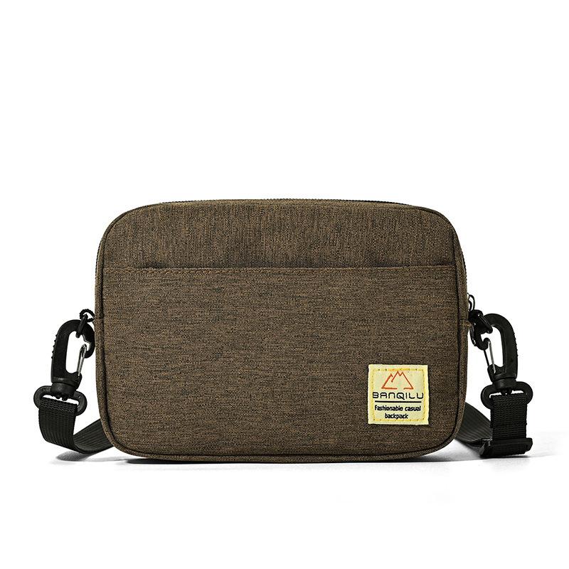 Herren Crossbody-Tasche Mehrschichtige kleine quadratische Tasche Einzelne Schulter Crossbody-Tasche