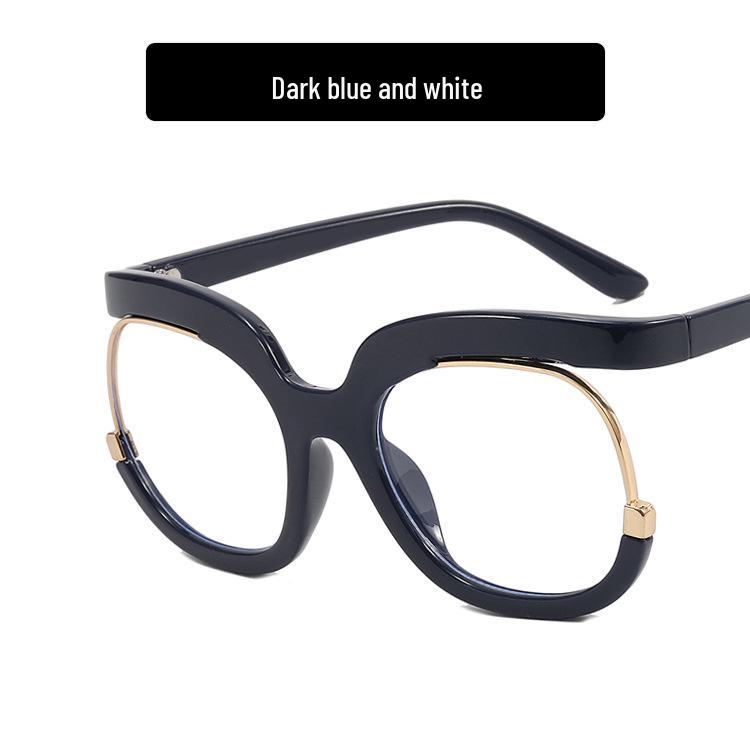 2022 Trendy Round Owl Eyeglass Frames: Anti-Blue Light European & American Style