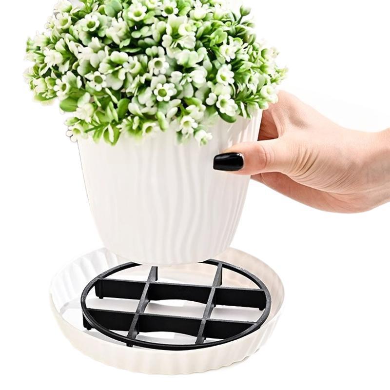 Plant Saucer Flower Pot Bracket Plastic Anti Rotting Root Round Planters Support Gardening Drainage Rack Stand Plant Pot Tray