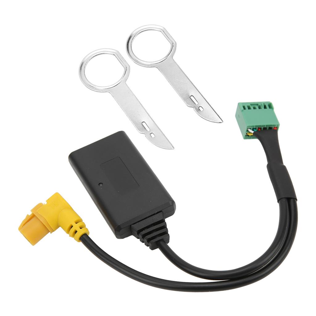 12pin Bluetooth 5.0 AUX in Cable Stereo AUX Adapter Replacement for A4 A6 Q5 Q7 A5 S5
