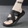 Slippers Summer New Soft Bottom Breathable Casual One-word Drag Seaside Wading Cover Toe Sandals