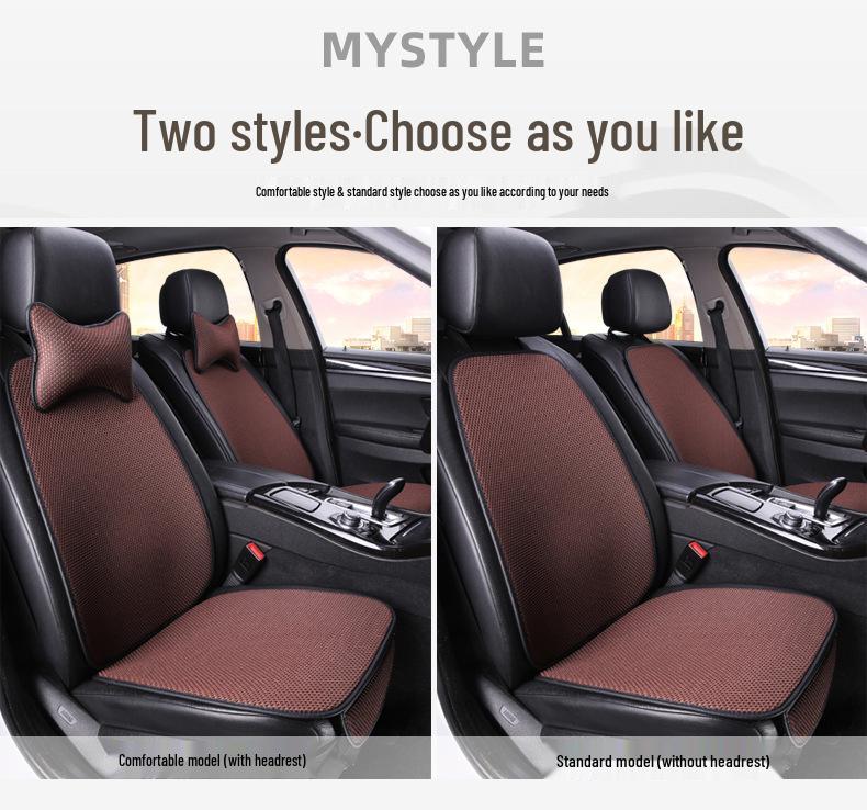 Ventiliertes 5-Sitzer Auto-Kissen-Set aus Eisseide
