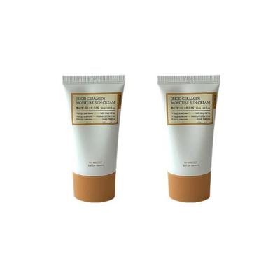 Rice Ceramide Moisture Sunscreen SPF50+ PA++++ Hydrating UV Protection Set 50ml X2