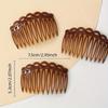 Zähne Kunststoff Haar Seitenkamm Vintage Twist Kamm Französischer Stil Haarspange Kamm Haarschmuck für Frauen