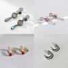 1Pair Korean Style Asymmetric Pearl Zircon Ear Clips For Women Personality  Earrings Wedding Jewelry Birthday Gifts
