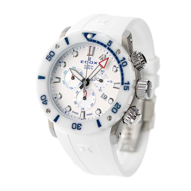 

Кварцовий годинник EDOX Chrono Offshore 1 [EDOX] Чоловічий 10242-TINB-BBUINR [Елемент] білий