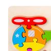 Wooden Jigsaw Puzzle Baby Montessori Challenging Ornament Shape Matching Brain Teasers