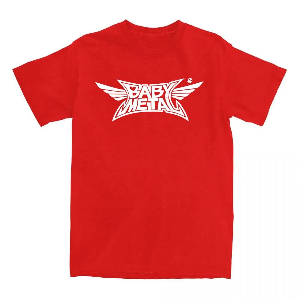 

Japanese Band BABYMETAL T-shirt Short Sleeve Cotton Summer Tshirts for Women Casual Unisex Hip Hop Streetwear Graphic Clothing 4XL
