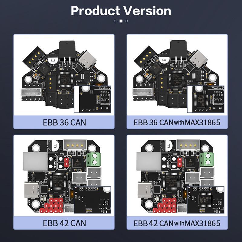 Ebb36 Ebb42 Can V1.2 Board Support Canbus Pt100 For Hotend Head Tool 36 Stepper Motor Ender3 3D Printer Part