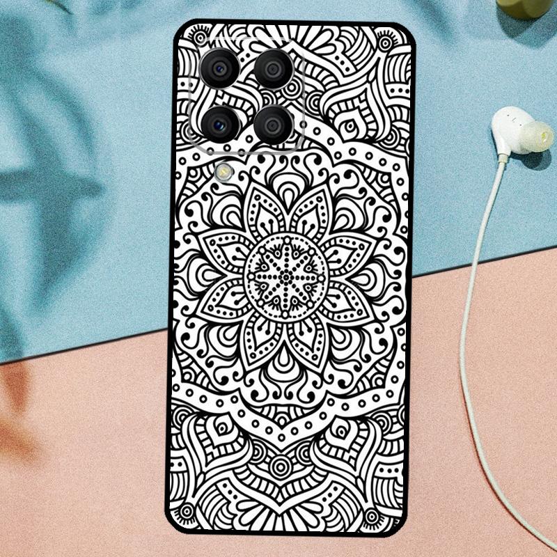 Indian Pattern Mandala For Samsung Galaxy M31 M11 M23 M12 M13 M14 M15 M35 M55 M34 M54 M33 M53 M32 M52 M06 M16 Case