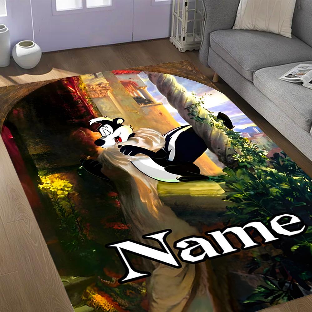 Looney Road Runner Adventure Customize Your Name Carpet Suitable for Decorate room Living Rooms Foyer Dormitory Anti-slip Rug Office home decor Spirit