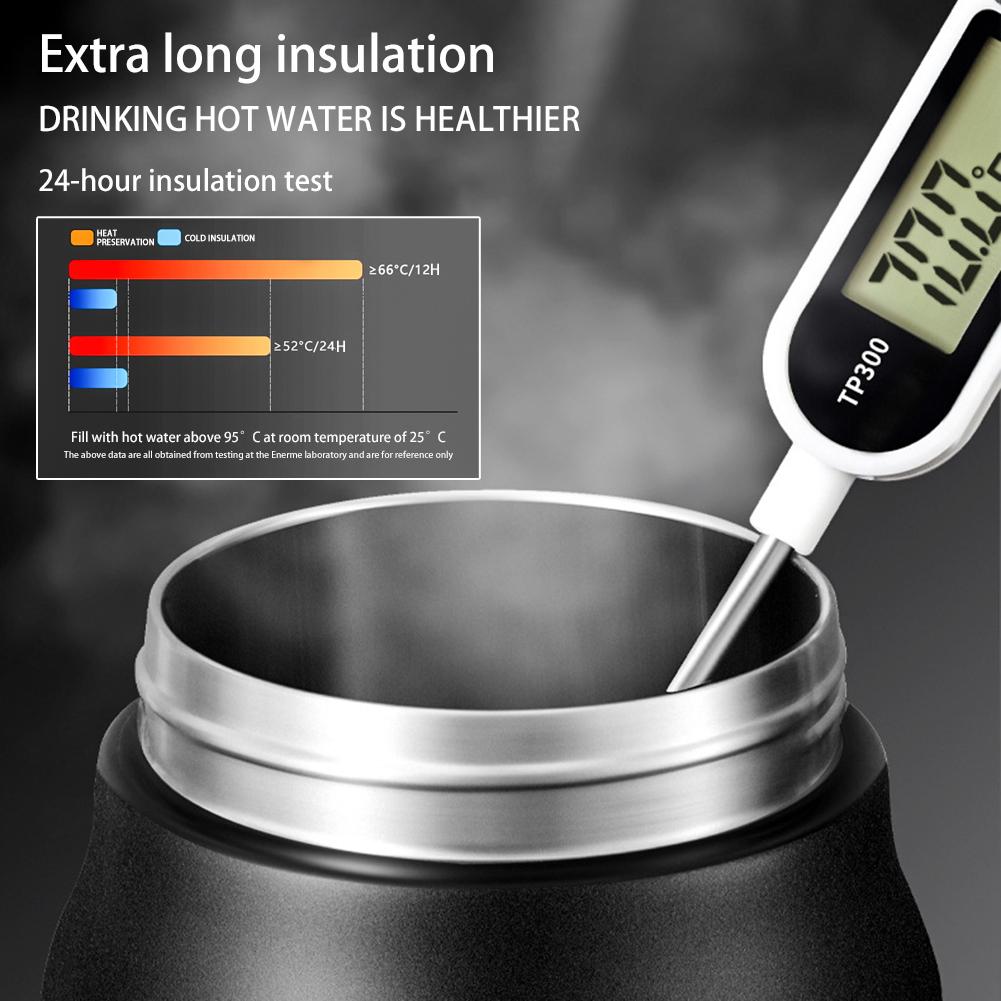 800-1500ML Steel Thermo Bottle Portable Big Cap Insulated Water Bottle Thermo Outdoor Sports Water Vacuum Flask