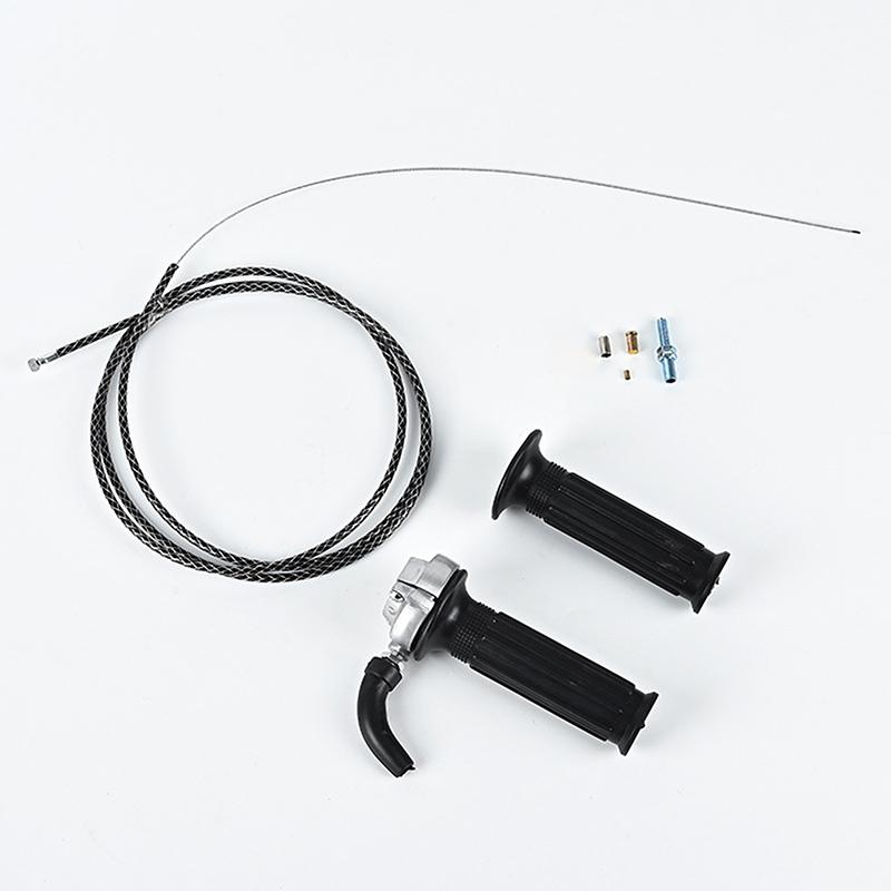 Universal Motorcycle Mini Quick Throttle With Throttle Handle Grip 190Cm Brake Throttle Cable Handle Bar Twist Hand