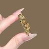 Brooch Hollow Tulip Design Anti-Wear Lapel Pin Sweaters Collars Hats Bags Coats Scarves Badge Versatile Accessory