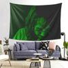 The Exorcist Green Tapestry Wall Hanging Aesthetic Home Decoration Tapestries for Dorm Room