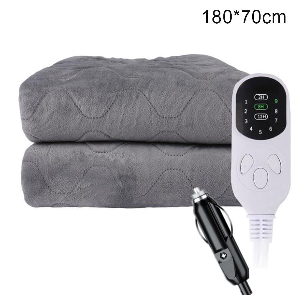 12V Car Heating Blanket Auto Sleeper Warm Heater For Camping Trucks Off-Road Vehicles Heated Blanket Seats Heater Warm Heat Pad