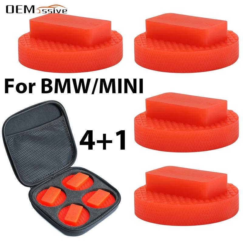 4X Floor Jacking Point Jack Lifting Mount Pad Adapter For Mini Clubman Paceman Cooper R60 F60 R55 R59 R61 R50 R56 F55 F56 F65