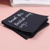 50 Sheets/pack Creative Paper Black Sticky Notes Self-Stick Notes Pads Posted It Notepad School Home Office Stationery Supplies