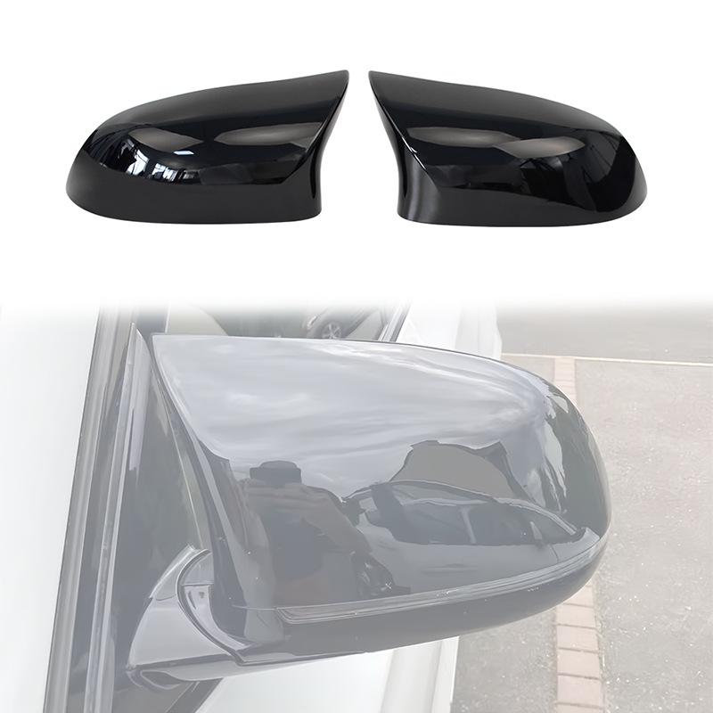 

BMW X3 X4 X5 F25 F26 F15 F16 Rearview Mirror Shell & Horn Car Mod Gloss Black