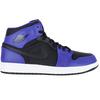 New JORDAN 1 Mid Black Dark Concord 2014 554724-019
