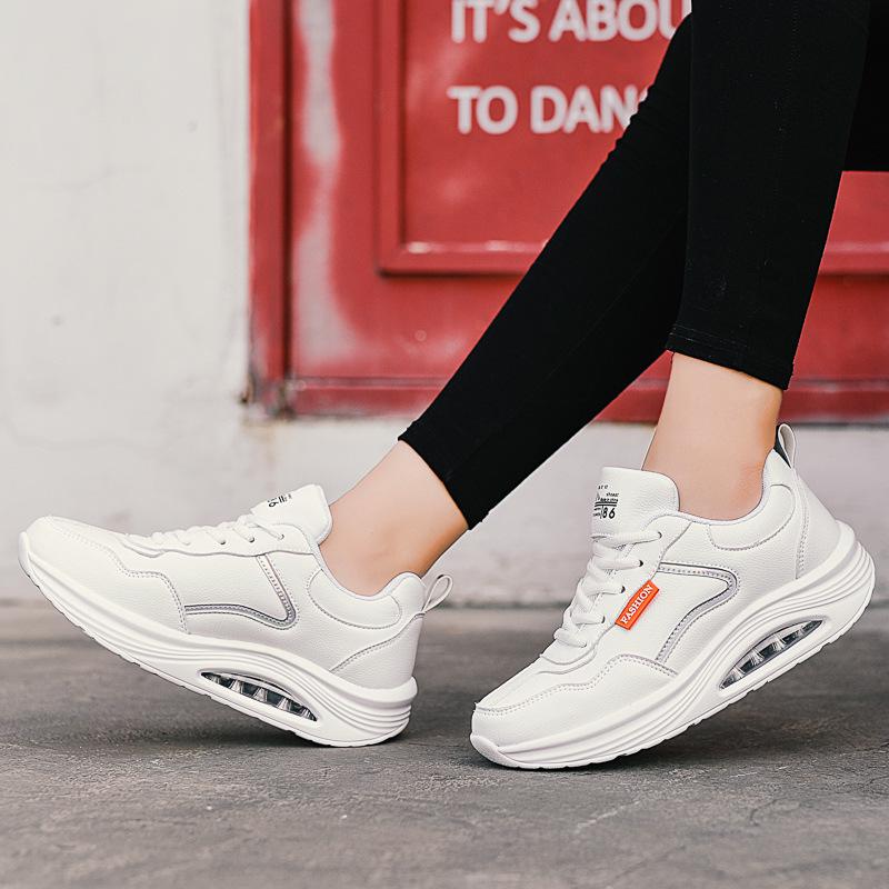 Aerobic-Wettkampfschuhe für Kinder & Erwachsene - Weiche Sohle, Square Dance, Cheerleading-Training, Weiß