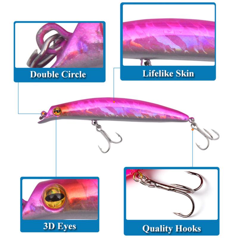 11cm/14g Lure Návnada Rybářské háčky Bionic Falešné návnady