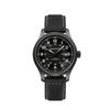 H70575733 Khaki Field Titanium Automatic 42mm Black PVD Black Rubber Strap Men's Watch
