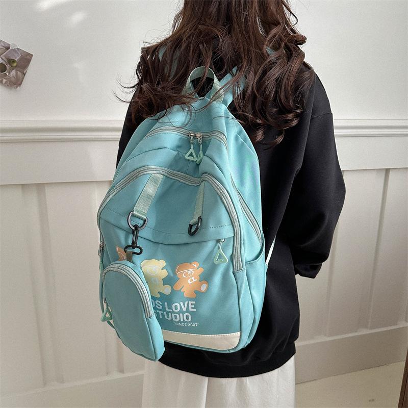 Backpack Large Capacity Junior High School Student School Bag Versatile Leisure Travel College Student Backpack Female