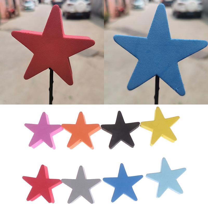 1Pc Colorful Five-Pointed Star Car Antenna Pen Topper Aerial Eva Ball Decor