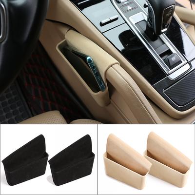 Voor Porsche Cayenne 2018- ABS Auto Middenconsole Armsteun Zijkant Opbergdoos Container Organizer Bak Houder Auto Accessoires
