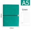 A5 B5 Business Leather Journal Notebooks 6 Ring Binder Planner with 100 Sheets  Blank Printed Loose-leaf Diary Notebook