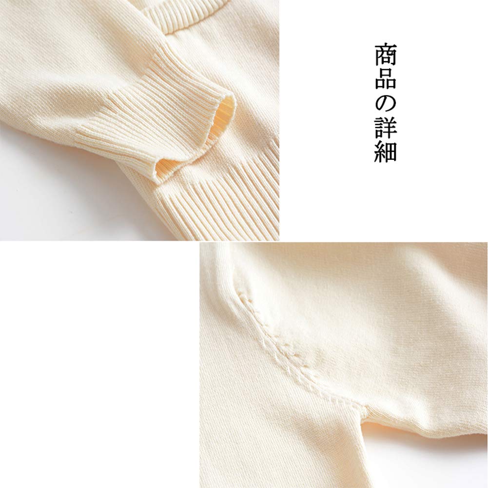 School Cardigan for Cardigan for Loose for Wine [Blostirno] Girls, Uniform, Students, Thick, Plain, V-Neck, Fit, School, (JP0027W-L)