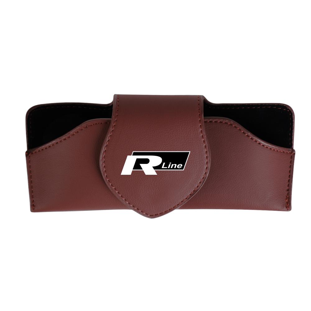 1pc Car Glasses Holder Sunglasses Storage Box Case For VW GTI Scirocco Golf T-ROC Atlas Eos Caddy Beetle Amarok T5 T6 Tiguan Zr1