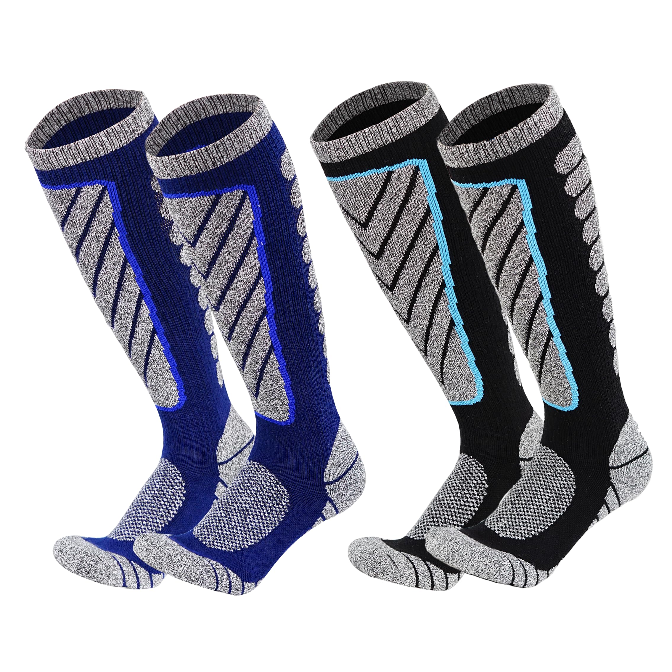 

TOUKAWA Носки для лыж, сноуборда, активного отдыха в холодную погоду, компрессионные носки для мужчин и комплект носков для помещений и улицы, Носки, Носки, Носки, Антибактериальные,