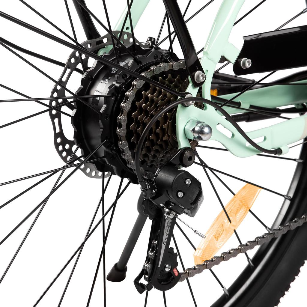 HILAND AMB652 Bicicletă Electrică de Oraș pentru Adulți cu Scaun Anvelope Off-Road 26 Inch Motor 250W Baterie 36V10.4AH Bicicletă Electrică de Munte