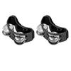 2PCS Foot Tambourine Percussion Musical Instrument Percussion Pedal for Concert Party Black