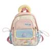 Schoolbag new children's bag fashionable high-value color matching backpack cute contrasting color small schoolbag kindergarten boys and girls back