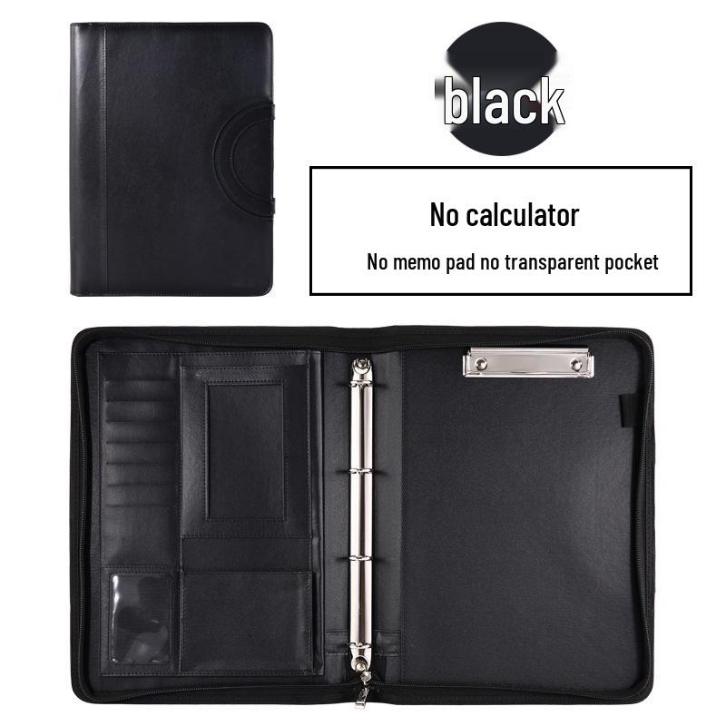 Manufacturer A4 Manager Zippered Business Ring Binder & Clipboard