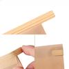 20pcs StoBag Kraft Bakery Bags with Clear Window Reclosable Zipper Bags for Bread Cookies Pastry Candy Cafe Takeout
