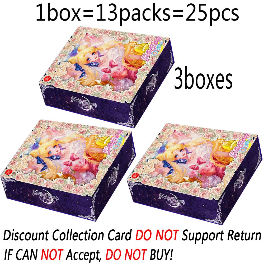 Sailor Moon Collection Cards for Kids Classic Anime Cute and Beautiful Girls Fashion Exquisite Cards Decorative Toys Fun Gifts