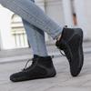 Women’s Winter Boots Outdoor Men’s Green Wide Palm Warm Cotton-padded Shoes High Top Hiking Boots for Couple Plus Size