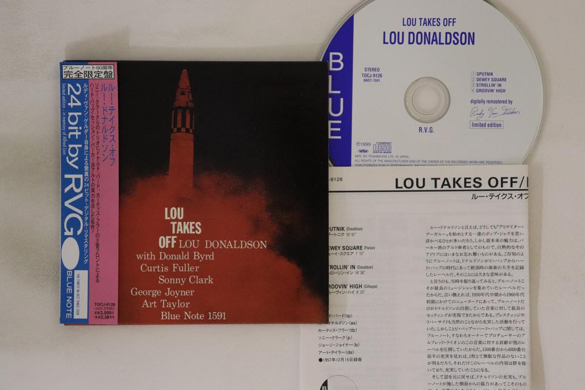 

CD LOU DONALDSON - Lou Takes Off TOCJ9126 BLUE NOTE 1999 Япония Obi Jazz